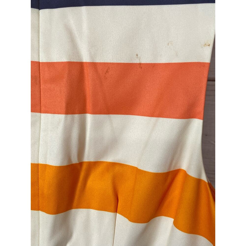 Vince Camuto Womens Size 12 Zip Up Shift Dress Multicolor Striped Sleeveless NWT - Picture 3 of 7